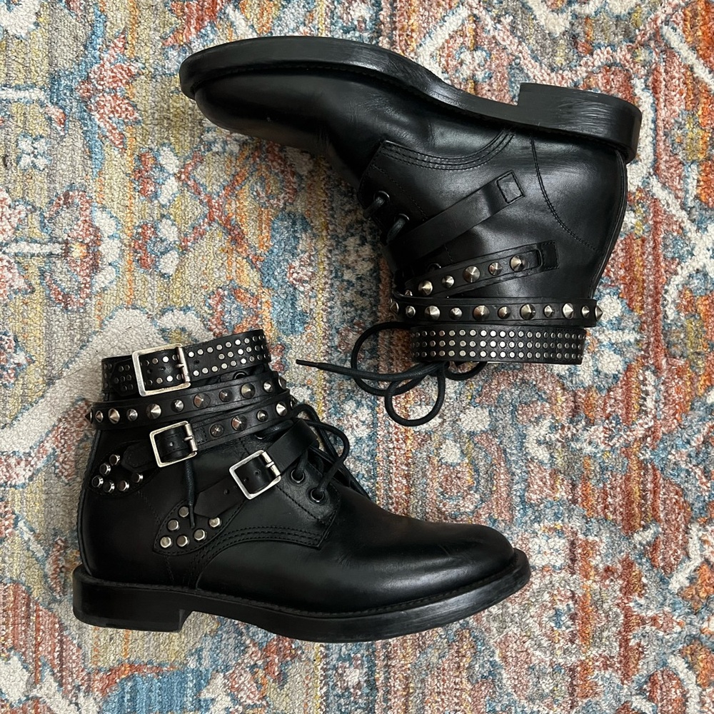 Saint Laurent, combat boots, size 37